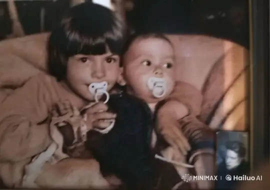 Affectionate Siblings on Soft Blanket in Live2D Animation – AI Generated Video | Hailuo AI