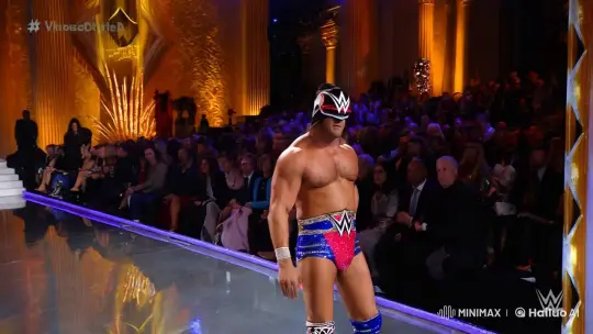 WWE Wrestler Shocks in Elegance at Fashion Show – AI Generated Video | Hailuo AI