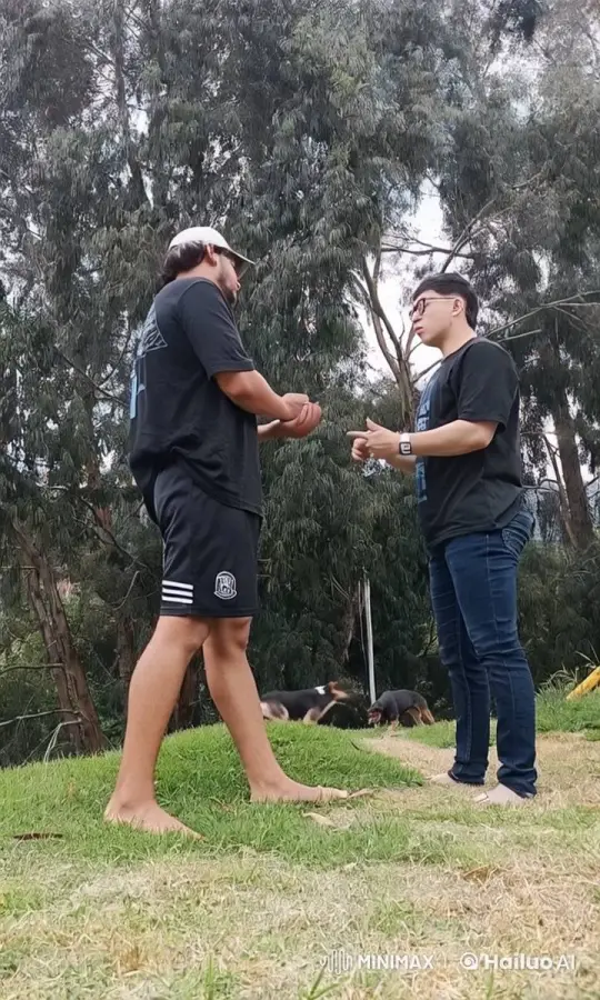 Argument Between Two Individuals Amidst Peaceful Surroundings – AI Generated Video | Hailuo AI