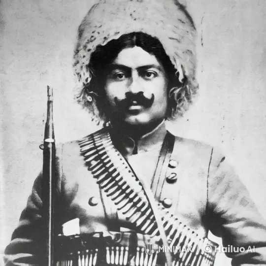 Historical Figure Waves with Dignified Warmth – AI Generated Video | Hailuo AI