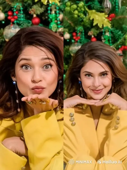 Live2D Animated Festive Kiss and Smile Clip – AI Generated Video | Hailuo AI