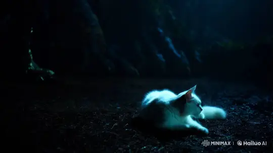 Mystical Drama: Cat, Sword, and Hidden Dragon – AI Generated Video | Hailuo AI