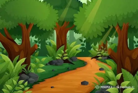 Tranquil Forest Path: Sunlit Beauty and Gentle Life – AI Generated Video | Hailuo AI