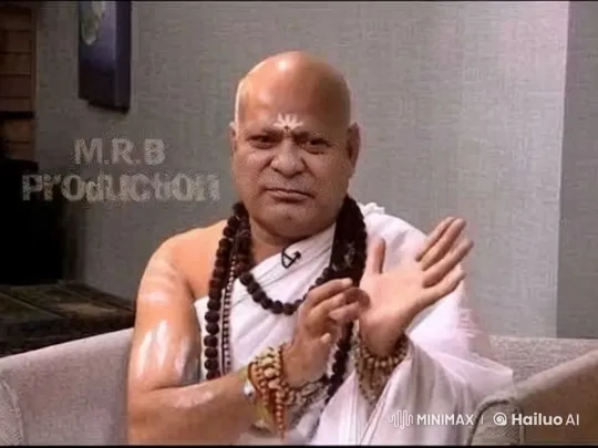 Traditional Man Meditates with Hand Clapping – AI Generated Video | Hailuo AI