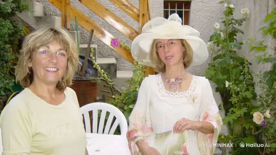 Two Women Dance Gracefully in a Garden – AI Generated Video | Hailuo AI