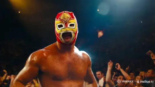 Luchador Unmasks: Feminine Beauty Revealed in Wrestling Finale – AI Generated Video | Hailuo AI