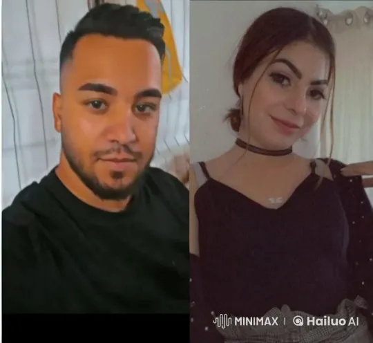 Couple's Tender Kiss in Split-Screen Scene – AI Generated Video | Hailuo AI