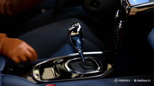Luxury Car Interior and Gear Shifting Experience – AI Generated Video | Hailuo AI