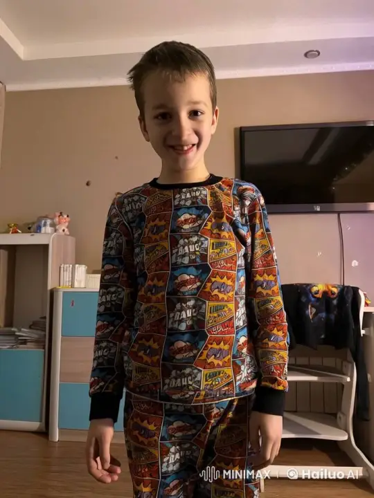 Boy Transforms into Lion in Cozy Room Setting – AI Generated Video | Hailuo AI