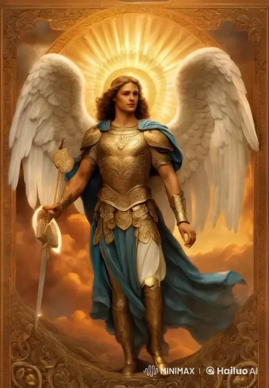 Angel with Wings and Halo: A Celestial Scene – AI Generated Video | Hailuo AI