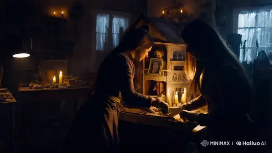 Antique Dealer Uncovers Haunted Victorian Dollhouse – AI Generated Video | Hailuo AI
