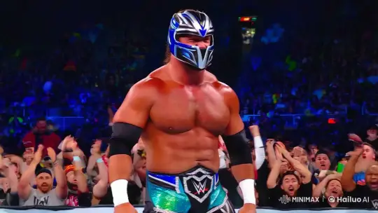 Wrestler's Stunning Gender Reveal on Victory Stage – AI Generated Video | Hailuo AI