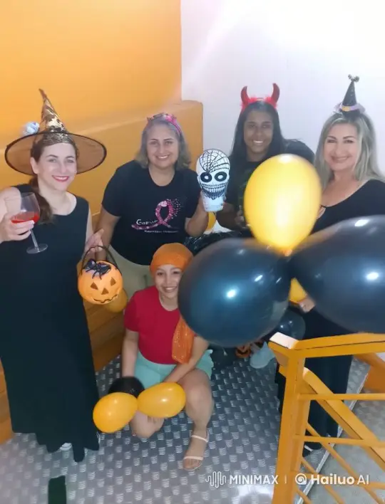 Animated Live2D: Festive Halloween Party Scene – AI Generated Video | Hailuo AI