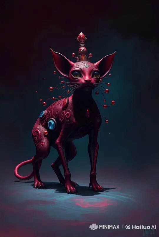Mystical Feline Creature in Live2D Animation – AI Generated Video | Hailuo AI