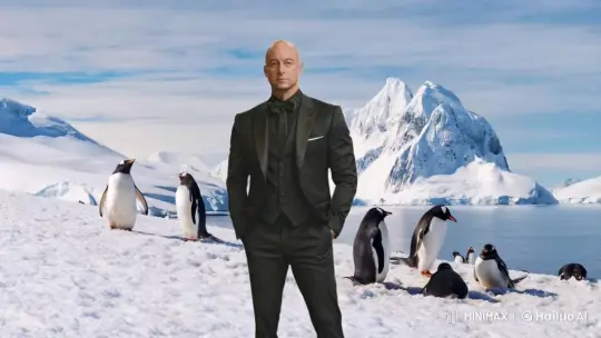 Spacecraft Emerges in Antarctica, Alarms Penguins – AI Generated Video | Hailuo AI