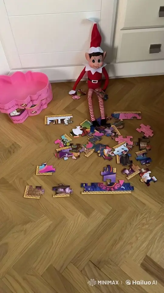 Elf Solving Puzzle in Repetitive Loop – AI Generated Video | Hailuo AI