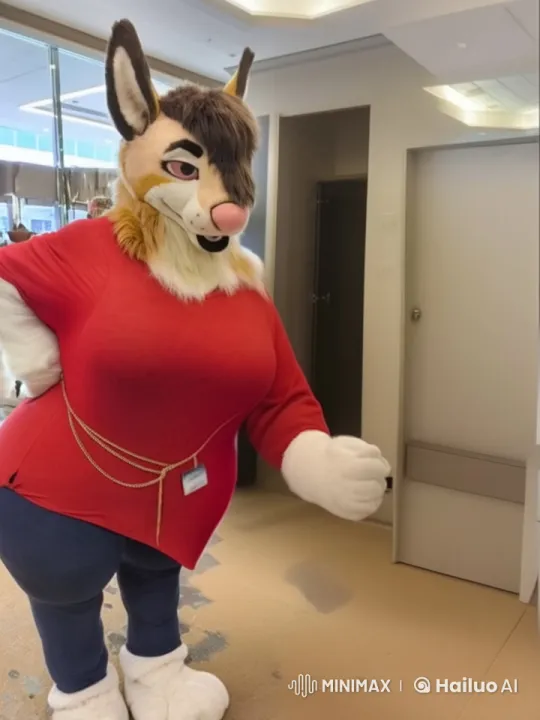 Anthropomorphic Character Experiences Pregnancy Transformation – AI Generated Video | Hailuo AI