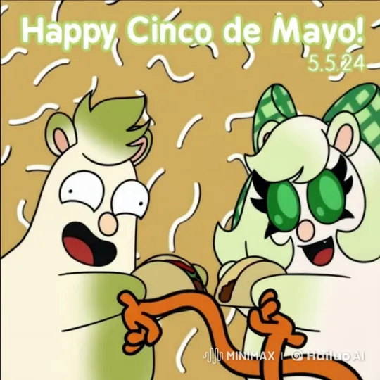 Mr. Tickle Celebrates Cinco de Mayo with Taquito and Mellow – AI Generated Video | Hailuo AI