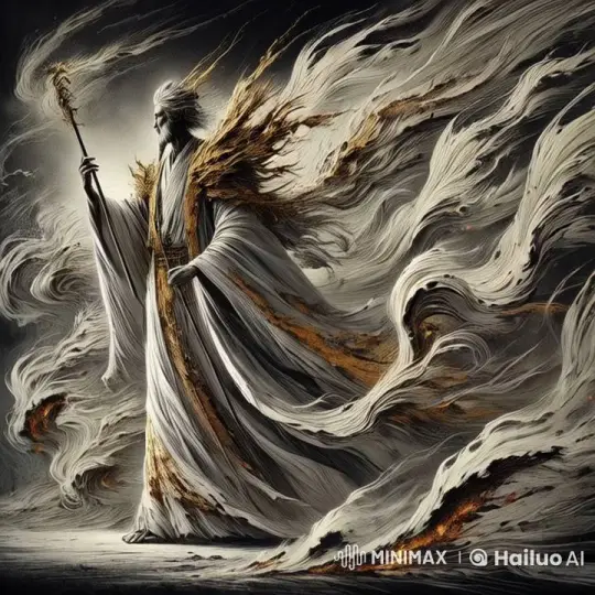 Mystical Figure with Ethereal Energy in Live2D Animation – AI Generated Video | Hailuo AI