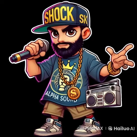 Animated Rapper Showcases Urban Art Culture – AI Generated Video | Hailuo AI