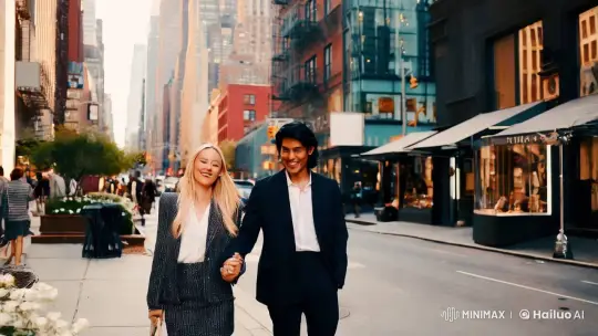 Manhattan Stroll: A Tale of Love and Aesthetic – AI Generated Video | Hailuo AI