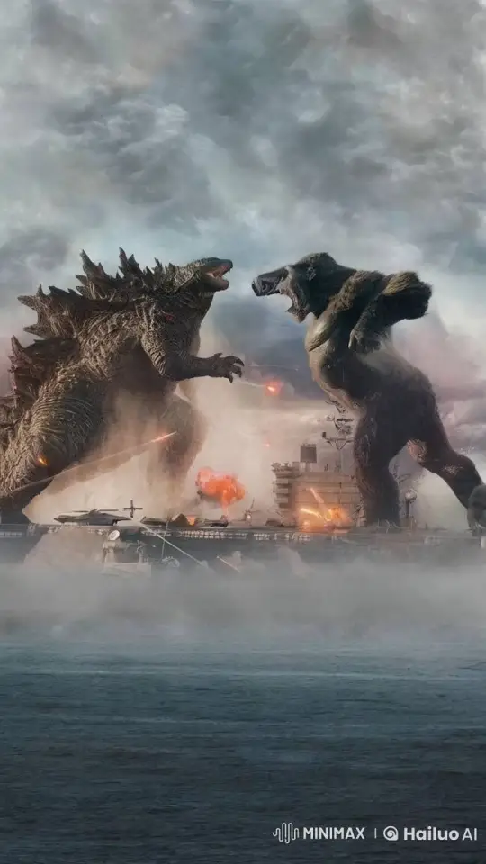 Monsters Battle in City, Destruction and Chaos Ensue – AI Generated Video | Hailuo AI