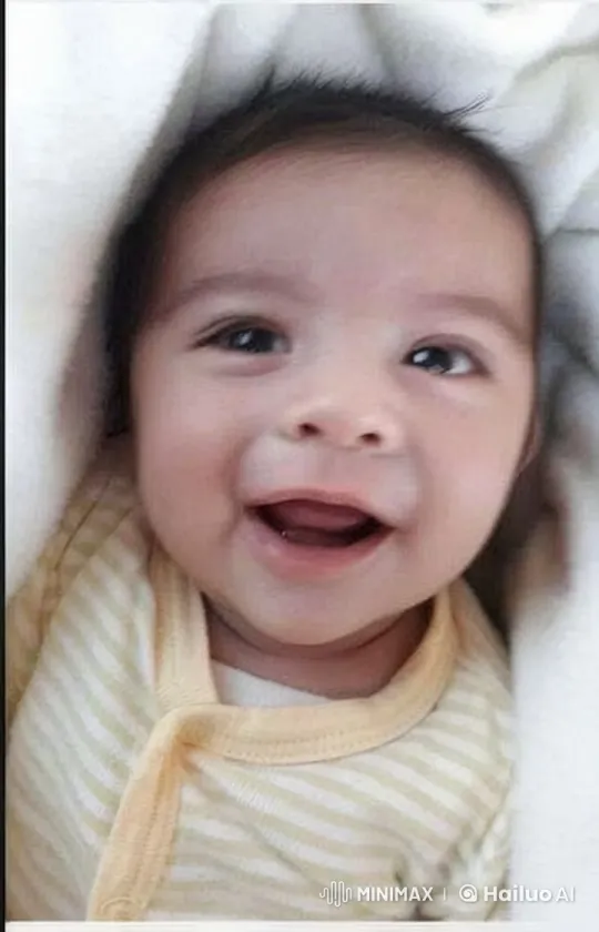 Joyful Baby in Cozy Blanket Captures Innocent Happiness – AI Generated Video | Hailuo AI