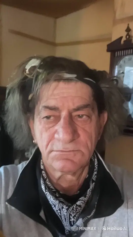 Elderly Person Prepares Affectionate Kiss – AI Generated Video | Hailuo AI
