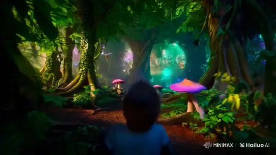 Magical Forest Hyperspeed Chase: Aesthetic POV – AI Generated Video | Hailuo AI
