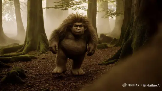 Mythic Troll in Misty 19th Century Forest Setting – AI Generated Video | Hailuo AI