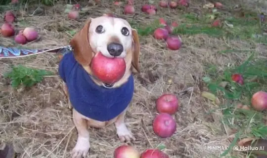 Dog in Blue Hoodie Chases Plankton Through City – AI Generated Video | Hailuo AI