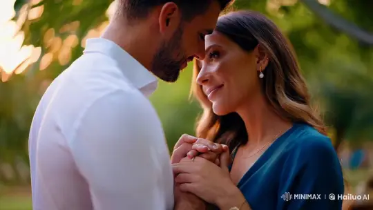 Aesthetic Depiction of True Love in Serene Setting – AI Generated Video | Hailuo AI