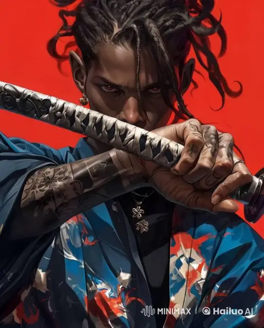 Hyper-Realistic Warrior with Supernatural Aura and Cherry Blossoms – AI Generated Video | Hailuo AI