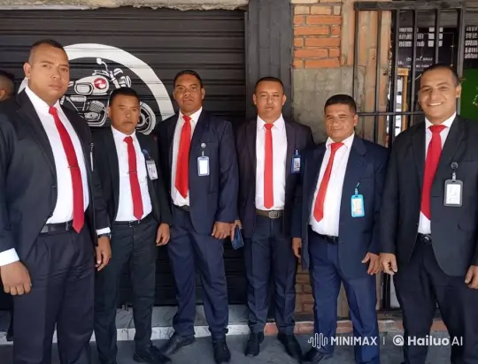 Group of Men Building Camaraderie in Front of Motorcycle Graphic – AI Generated Video | Hailuo AI