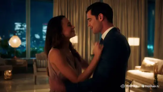 Romantic Couple Kissing in Artistic, Dimly Lit Room – AI Generated Video | Hailuo AI