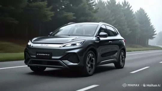 Cinematic Showcase of BYD SUV's Performance and Design – AI Generated Video | Hailuo AI