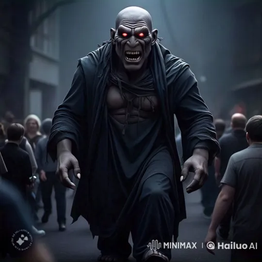 Giant Escapes with Captive Through Fearful Forest Chase – AI Generated Video | Hailuo AI