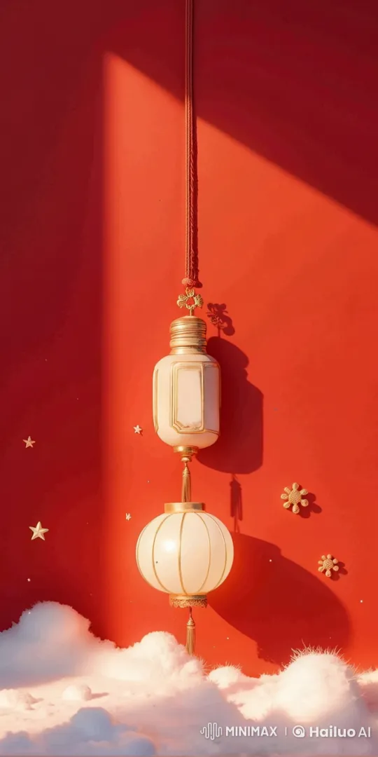 Lanterns Transform into Glowing Dust in Live2D Animation – AI Generated Video | Hailuo AI