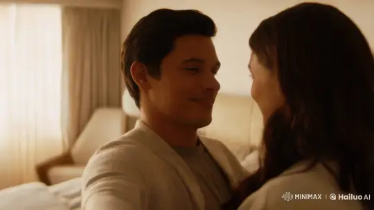 Intimate Embrace in Golden Light – AI Generated Video | Hailuo AI