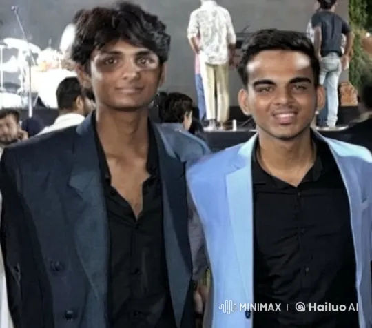 Two Men Share a Romantic Moment at a Social Event – AI Generated Video | Hailuo AI