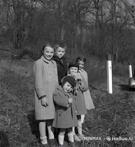 Children's Joyful Gathering on a Woods Path – AI Generated Video | Hailuo AI