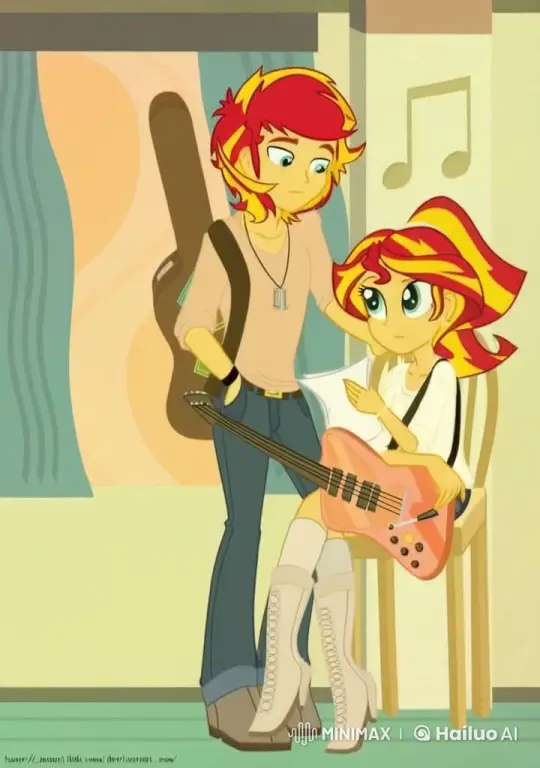 My Little Pony: Equestria Girls - Sunset Shimmer's Tender Moment – AI Generated Video | Hailuo AI