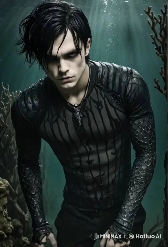 Mysterious Figure Explores Enigmatic Underwater Realm – AI Generated Video | Hailuo AI