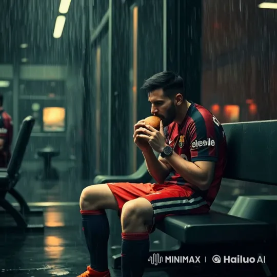 Rolando Messi Balances Training and Indulgence at the Gym – AI Generated Video | Hailuo AI