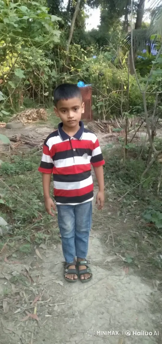 Boy Walks Through Peaceful Green Path – AI Generated Video | Hailuo AI