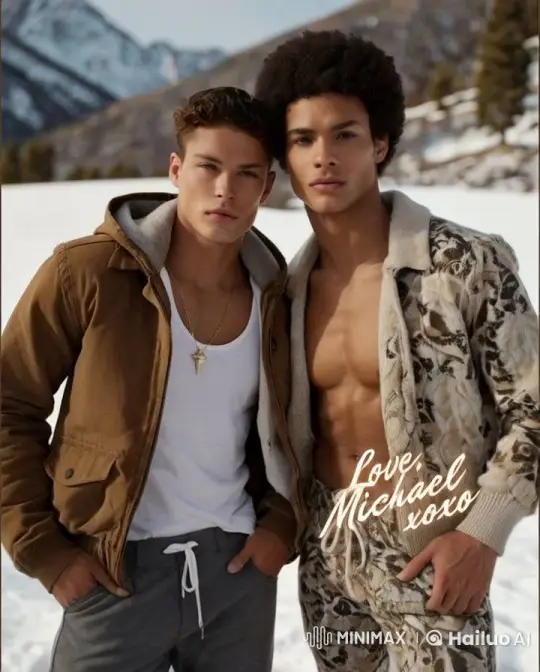 Mountain Romance: A Loving Kiss in the Snow – AI Generated Video | Hailuo AI