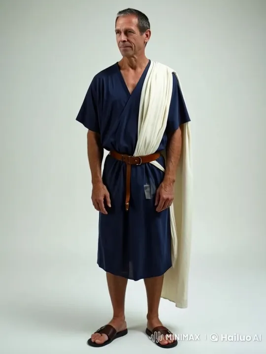 Roman Consul Meets Girl in Ancient Pompeii Scene – AI Generated Video | Hailuo AI