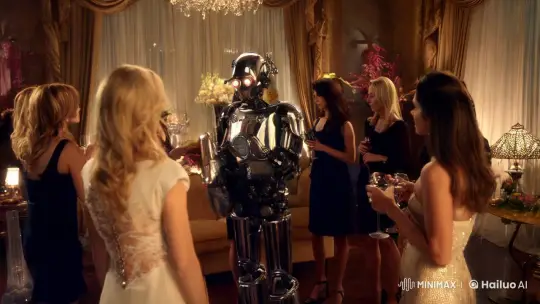 Robotic Facade Unveils Alluring Woman in High Aesthetic Reveal – AI Generated Video | Hailuo AI