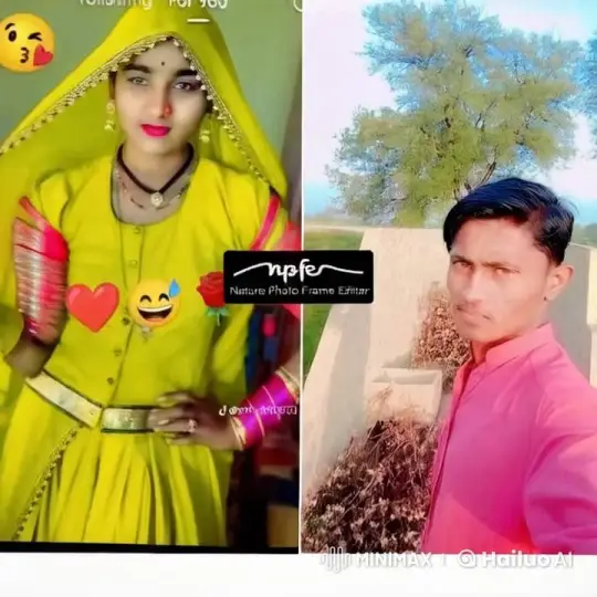 Traditional Dancer Meets Confident Man in Split Screen Video – AI Generated Video | Hailuo AI