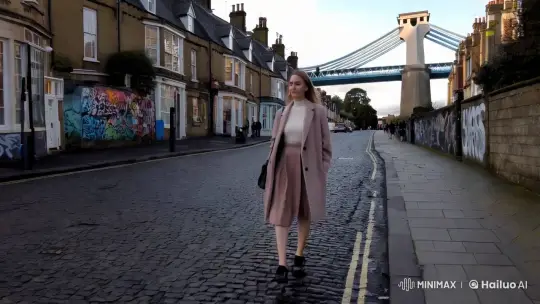 A Serene Walk Through Vibrant Bristol Cityscape – AI Generated Video | Hailuo AI